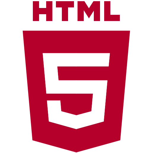 Logo HTML5 rouge
