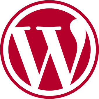Logo Wordpress rouge